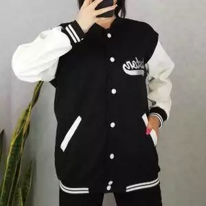 سویشرت زنانه سویشرت بیسبالی با ارسال رایگان